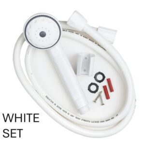 White Hot Shower Set