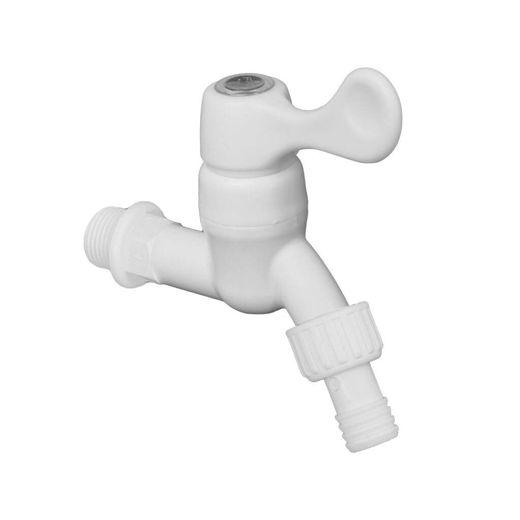 Sin Yang Plastic model 2313 pipe tap with lever head and water hose connector