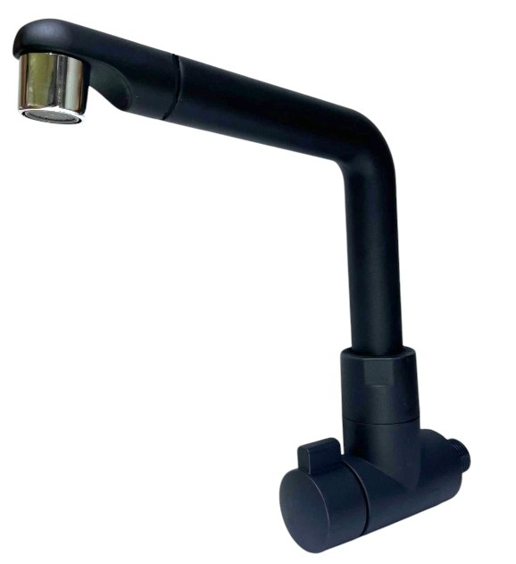2328 - S/L WALL ARC TAP (MATTLE BLACK)